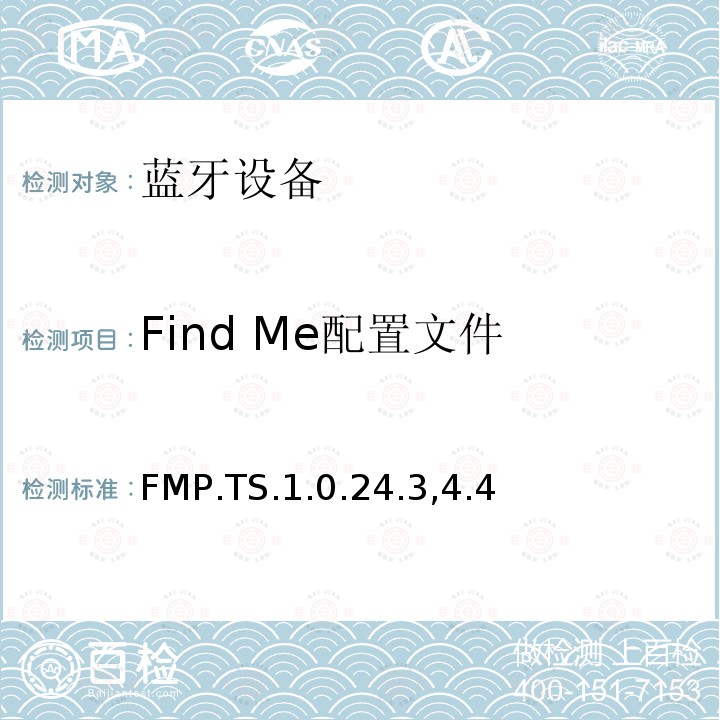 Find Me配置文件 Find Me配置文件 FMP.TS.1.0.24.3,4.4