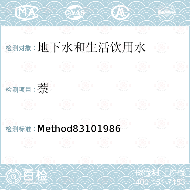 萘 萘 Method83101986
