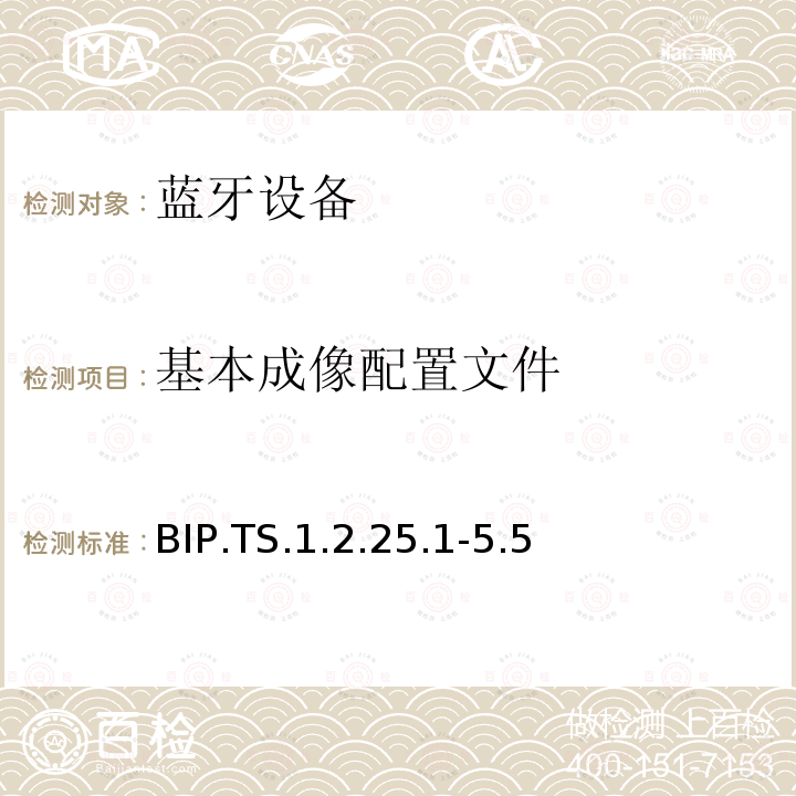 基本成像配置文件  基本成像配置文件  BIP.TS.1.2.25.1-5.5