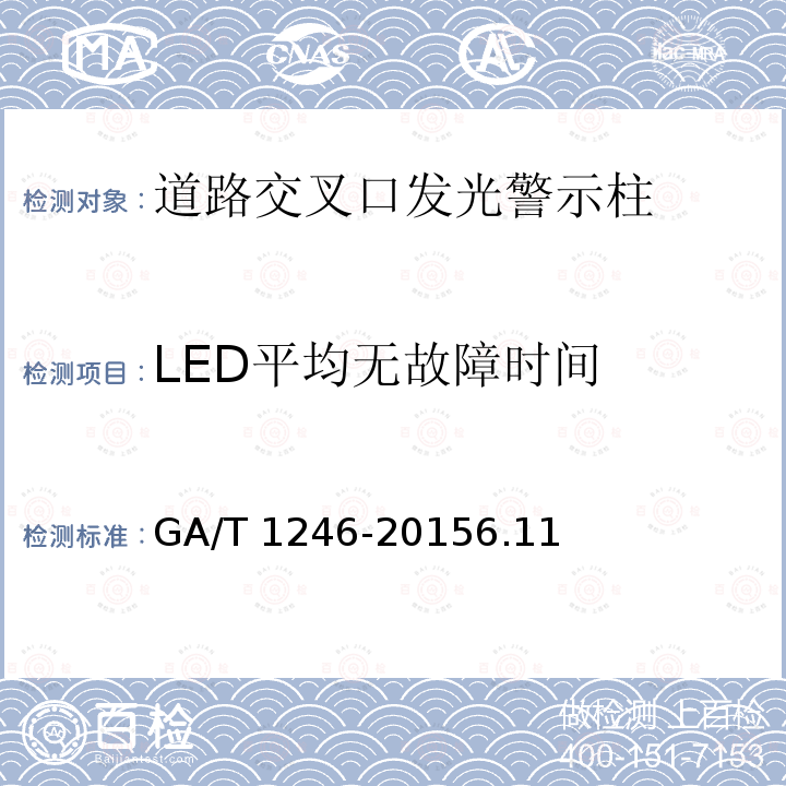 LED失效检测功能 LED失效检测功能 GB 14887-20116.12