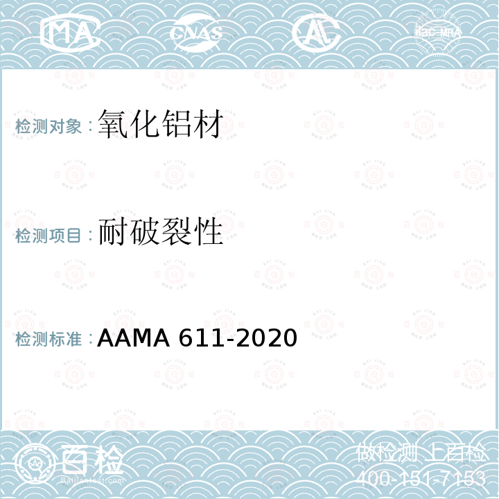 耐破裂性 AAMA 611-20  20