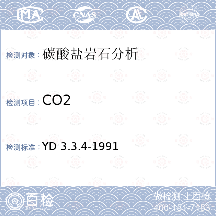 CO2 CO2 YD 3.3.4-1991