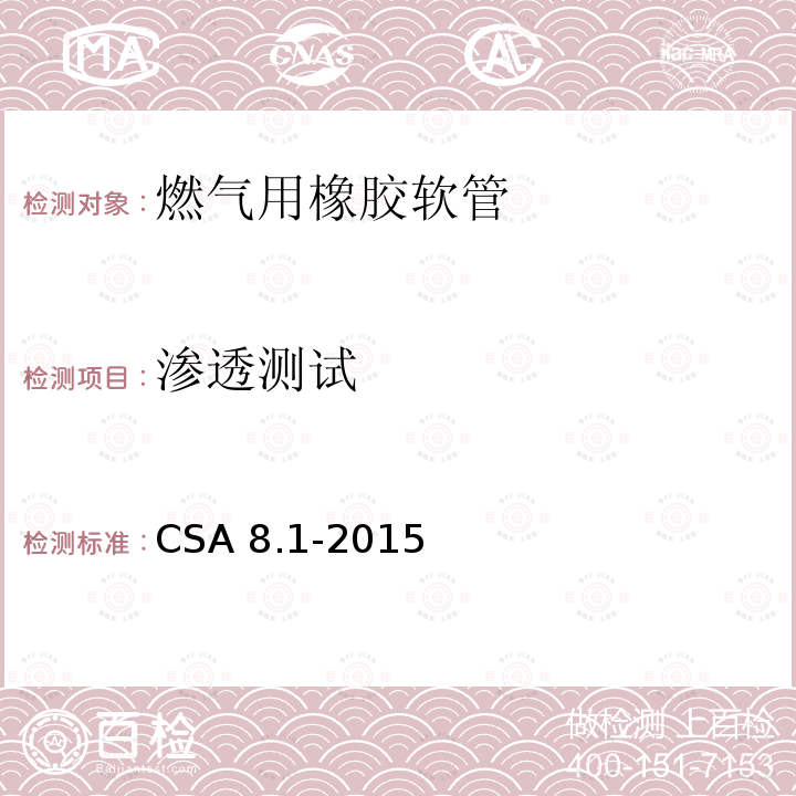 渗透测试 CSA 8.1-2015  