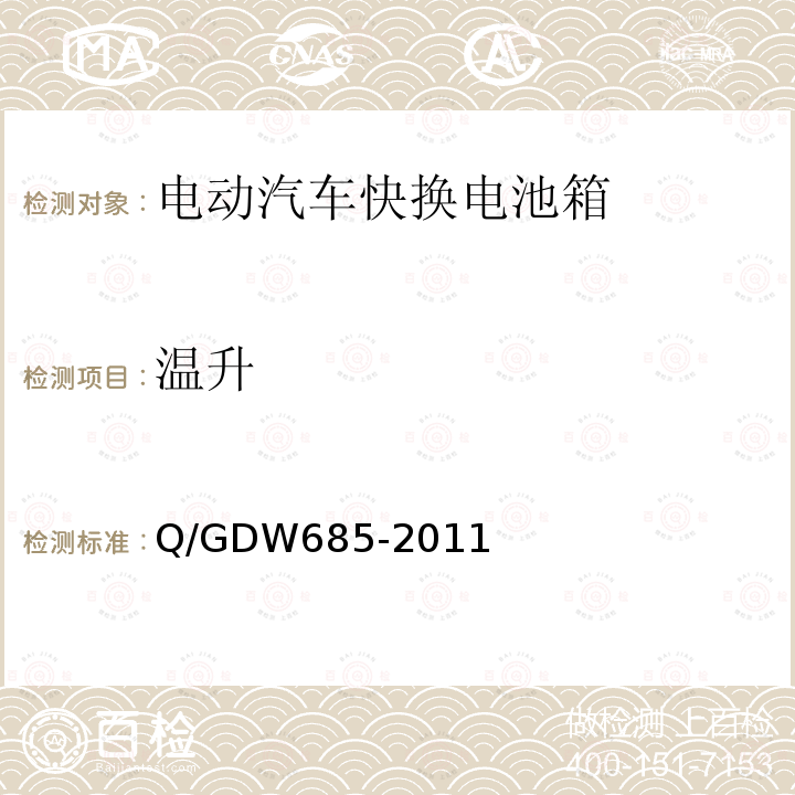 温升 Q/GDW 685-2011  Q/GDW685-2011