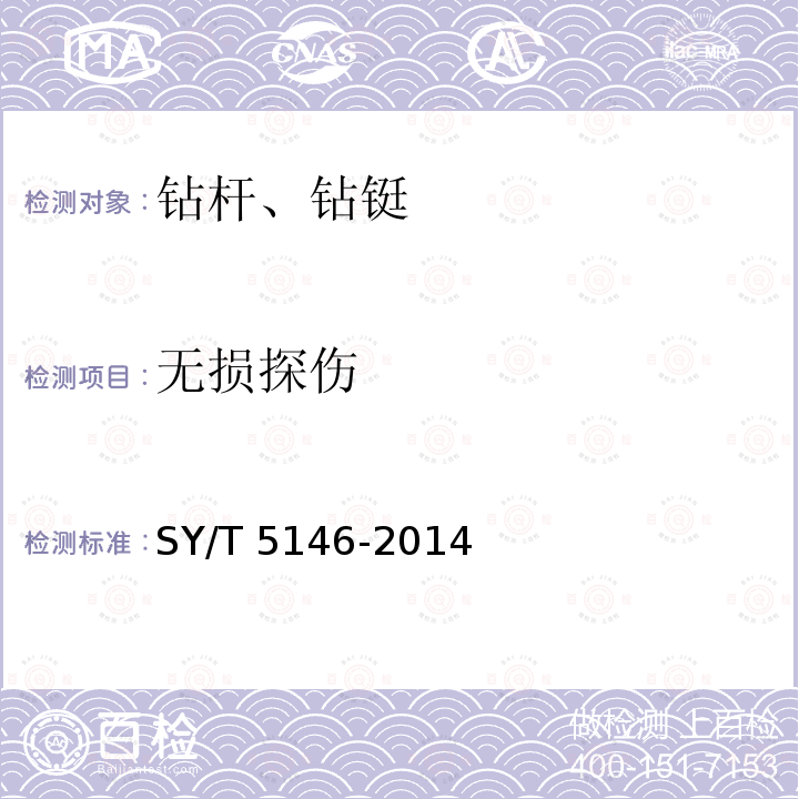 无损探伤 SY/T 5146-201  4