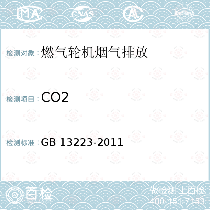 CO2 CO2 GB 13223-2011