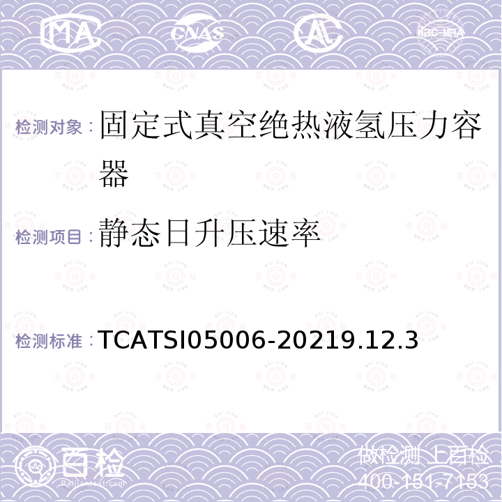 静态日升压速率 ATSI 05006-20219  TCATSI05006-20219.12.3