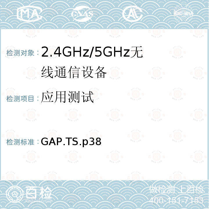 应用测试 GAP.TS.p38  