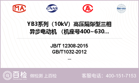 YB3系列（10kV）高压隔爆型