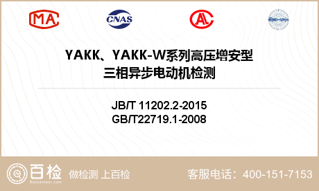 YAKK、YAKK-W系列高压增安型三相异步电动机检测