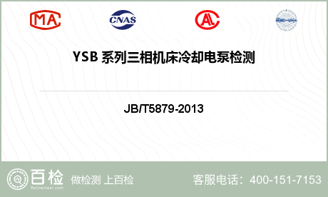 YSB 系列三相机床冷却电泵检测