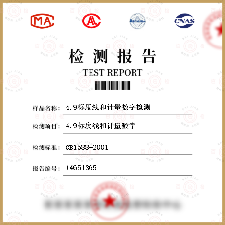 4.9标度线和计量数字检测