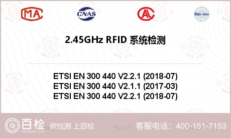 2.45GHz RFID 系统检