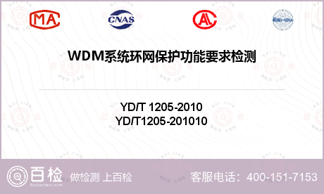 WDM系统环网保护功能要求检测