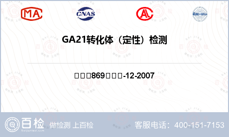 GA21转化体（定性）检测