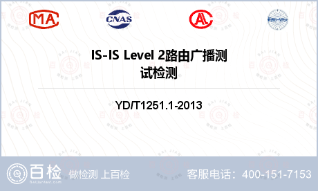 IS-IS Level 2路由广播测试检测