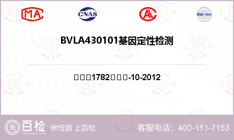 BVLA430101基因定性检测