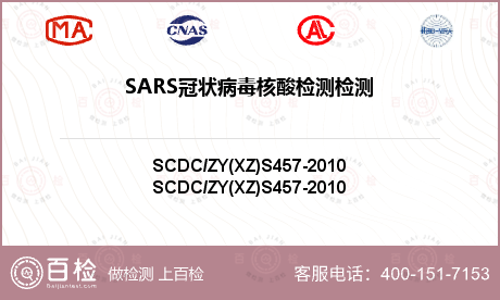 SARS冠状病毒核酸检测检测