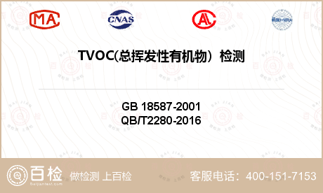 TVOC(总挥发性有机物）检测