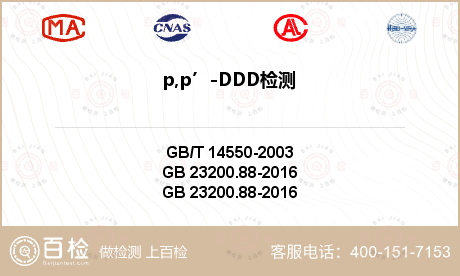 p,p’-DDD检测