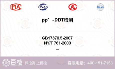 pp’-DDT检测