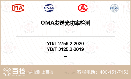 OMA发送光功率检测