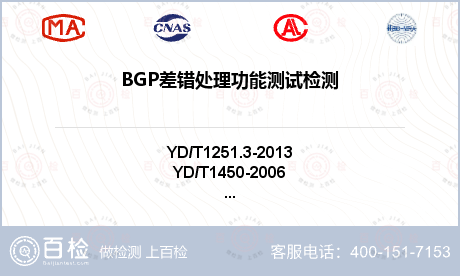BGP差错处理功能测试检测