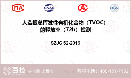 人造板总挥发性有机化合物（TVO