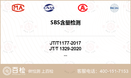 SBS含量检测