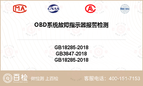 OBD系统故障指示器报警检测