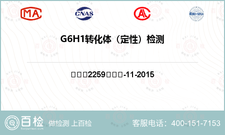 G6H1转化体（定性）检测