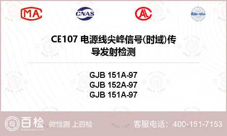 CE107 电源线尖峰信号(时域