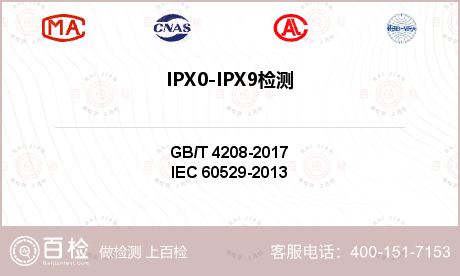 IPX0-IPX9检测