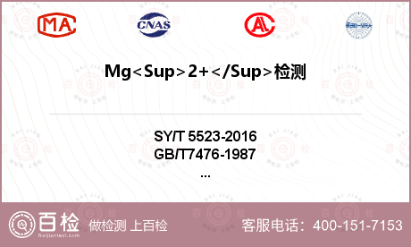 Mg<Sup>2+</Sup>检