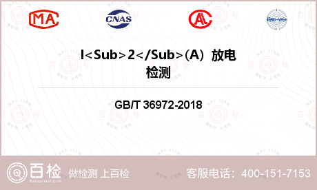 I<Sub>2</Sub>(A）放电检测