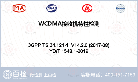 WCDMA接收机特性检测