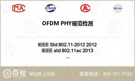 OFDM PHY规范检测