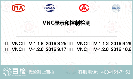 VNC显示和控制检测