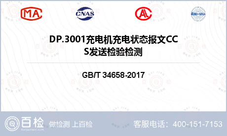DP.3001充电机充电状态报文CCS发送检验检测