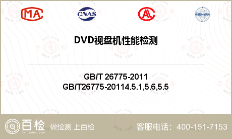 DVD视盘机性能检测