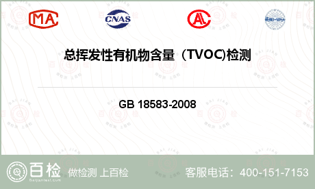 总挥发性有机物含量（TVOC)检测