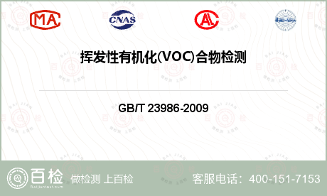 挥发性有机化(VOC)合物检测