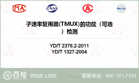 子速率复用器(TMUX)的功能（