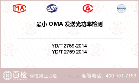 最小 OMA 发送光功率检测
