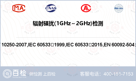 辐射骚扰(1GHz～2GHz)检