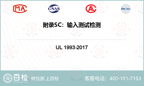 附录SC：输入测试检测