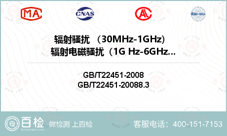 辐射骚扰 （30MHz-1GHz