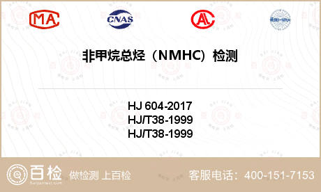 非甲烷总烃（NMHC）检测
