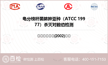 龟分枝杆菌脓肿亚种（ATCC 1