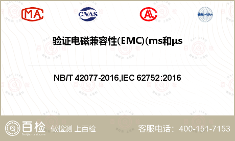 验证电磁兼容性(EMC)(ms和μs级单向传导脉冲)T2.3检测
